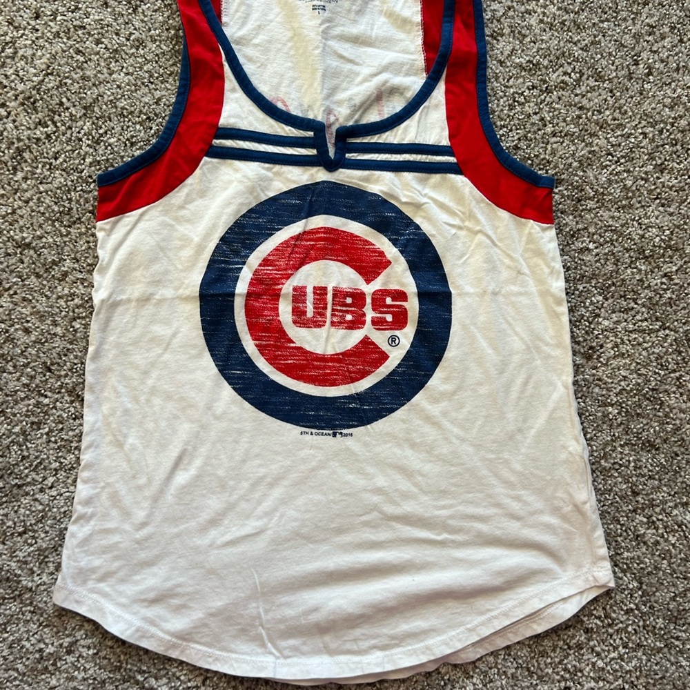 5th & Ocean Red and Blue Tank Top